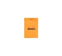 RHODIA 10200Cpack - One Pack of 20 Stapled Notepads N°10 Orange - A8 - Small Squares - 80 Detachable Sheets - 80 g/m² - Coated Card Cover - Made in France