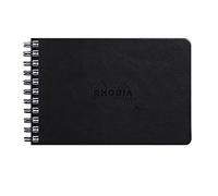 Rhodia 116178C - Rhodia Touch Mixed Media Book, extra-white Paint'On paper 250g - A6 landscape, 64 pages fully hardcover