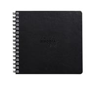 Rhodia 116184C - Rhodia Touch Mixed Media Book, extra-white Paint'On paper 250g - 15x15 cm, 64 pages rigid full binding