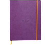 RHODIA 117510C - Purple Flexible Notebook - 19x25 cm - Lined - 160 pages - Clai