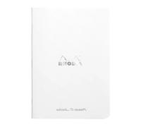 Rhodia 119200Cpack - Un lot de 10 Carnets Piqués White - A5 - Pointillés Dot - 96 pages - Papier Clairefontaine Blanc 80 g/m² - Couverture en Carte Enduite Souple, Résistante et Imperméable - Classic