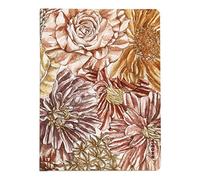 RHODIA 120032C - Floral Bouquet Wirebound Notebook - A5 14.8 x 21 cm - Ruled - 120 p - 90 gsm ivory paper - Soft touch cover - Orange Botanique collection