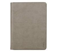 RHODIA 168101C - Rhodiarama Taupe Document Holder - for A5 or A5+ Notepads and Notebooks | Dimensions Closed 19.5x25.5 cm - Pocket for Tablet - Premium Faux Leather