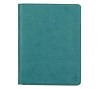 RHODIA 168103C - Rhodiarama Peacock Briefcase - for Notepads and A5 or A5+ Notebooks | Dimensions Closed 19.5x25.5 cm - Pocket for Tablet - Premium Faux Leather