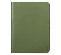 RHODIA 168118C - Briefcase Rhodiarama Sage - for Notepads and Notebooks A4 or A4+ | Dimensions Closed 25.5x34 cm - Pocket for Tablet - Premium Faux Leather