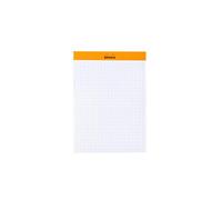 RHODIA 194046C - Memo Pad N°13 Orange - A6 11.5 x 16 cm - 5/5 (Small Squares) - 240 Sheets 80g/m - Practical and Compact - Rhodiatime Collection