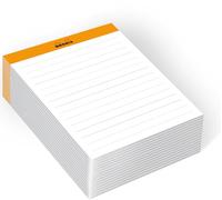RHODIA 194047C - Memo Pad N°13 Orange - A6 11.5 x 16 cm - Ruled - 240 Sheets 80g/m - Practical and Compact - Rhodiatime Collection