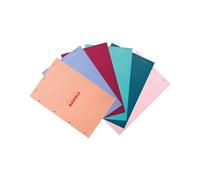 Rhodia 20195C - Rhodia Stapled Notebook Colours N°20 - A4+ 21x31,8 cm - Large Squares - 80 F Detach - Perf 4 - Paper 80g/m² - AST Covers - Random Colour