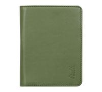 RHODIA 211003C - Rhodiarama Clipboard and Document Holder Booklet N°11 Sage - for Notepads or A7 Size Notebooks (7.4 x 10.5 cm) - Premium Italian Faux Leather - Rhodiarama Collection