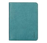 RHODIA 212004C - Rhodiarama No. 12 Peacock Clipboard and Document Holder Booklet - for Notepads or B7 Format Notebooks (8.5x12 cm) - Premium Italian Faux Leather - Rhodiarama Collection
