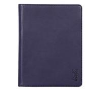 RHODIA 213005C - Rhodiarama Notebook and Document Holder N°13 Midnight Blue - for Notepads or A6 Format Notebooks (10.5 x 14.8 cm) - Premium Italian Faux Leather