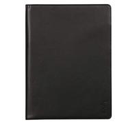 RHODIA 216001C - Rhodiarama N°16 Clipboard and Document Holder Booklet Black - for Notepads or A5 Format Notebooks (14.8 x 21 cm) - Premium Italian Faux Leather - Rhodiarama Collection