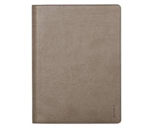 RHODIA 216002C - Rhodiarama No. 16 Taupe Clipboard and Document Holder Booklet - for Notepads or A5 Format Notebooks (14.8 x 21 cm) - Premium Italian Faux Leather - Rhodiarama Collection