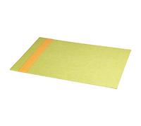 RHODIA 318806C - Anis Rigid Desk Pad - 60x40 cm - Orange Saddle Stitching - Faux Leather Exterior - Rhodiarama Home Office Collection - Office Organization & Designer Storage
