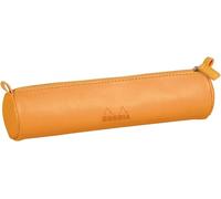 RHODIA 318890C - Orange Rhodiarama Round Pencil Case - 21.5 x 5.5 cm - Genuine