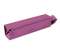 RHODIA 319021C - Pencil case Rhodiarama Lilac - 23x5x5 cm - Flat opening for use as a pencil case - Faux leather - Storage for pens, pencils, markers, small supplies