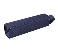 RHODIA 319035C - Pencil case Rhodiarama Midnight Blue - 23x5x5 cm - Flat opening for use as a pencil box - Faux leather - Storage for pens, pencils, markers, small supplies