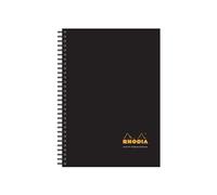 Rhodia Black A5 Wirebound Business Book (Pack of 3) 119233C
