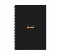 Rhodia Business A4 Book Wirebound Hardback 160 Pages Black (Pack of 3) 119232C