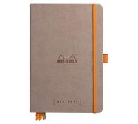 Rhodia Hardcover Goal Book, A5, Dot - Taupe