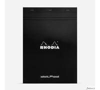 Rhodia : No.18 Basics Dot Pad : Black Cover : 80 Sheets : A4