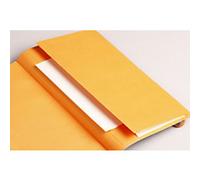 RHODIA 117703C - Chocolate Flexible Notebook - A4+ - Lined - 160 Detachable Pages - Ivory Clairefontaine Paper 90 g/m - Bookmark, Elastic Closure - Faux Leather Cover - Rhodiarama Collection