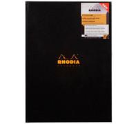 Rhodia - Ref 119230Cpaq - Hardback Casebound Business Book (192 Pages) - A4 Size, Lined Rulings, 90Gsm Vellum Paper, Year Planner