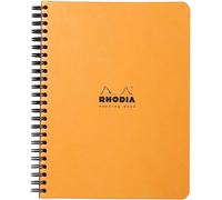 Rhodia - Ref 193418C - Wirebound Softcover Meeting Book (160 Pages) - A5+ Size,