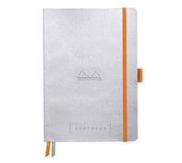 Rhodia Softcover Goal Book, A5 , Dot - Silver
