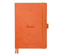 Rhodia Softcover Goal Book, A5 , Dot - Tangerine