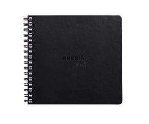 RHODIA TOUCH 116184C - Mixed Media Book - 15 x 15 cm - Clairefontaine Paint'On extra-white 250 g/m² multi-technique paper - 40 non-microperforated pages