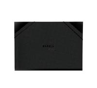 RHODIA Touch 116190C - Art Folder - Dimensions: 32 x 45 cm - 3 Flaps - Elastic Closure - Silkscreened Canvas, Embossed with Rhodia Logo - Drawing pad