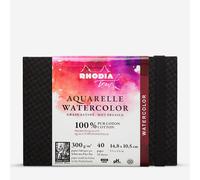 Rhodia Touch : Watercolour Book : 100% Cotton : A6 Landscape : 20 Sheets : 300gsm : Hot Pressed