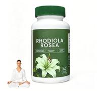 Rhodiola Rosea,2026 Rhodiola Rosea Extract,60 PCS Rhodiola Rosea Organic,Support for Reducing Stress,Promote Body Balance (1 Bottle) All-in-One