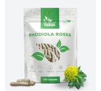 Rhodiola Rosea Capsules 500mg - 120 Capsules | Stress & Energy Support | High Strength Root Extract Standardized to 3% Salidrosides | Vegan Supplement, No Fillers | Raw Powders