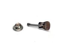 Rhodium Plated Acoustic Guitar Music Lapel Pin Badge X2AJTP559
