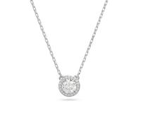 Rhodium Plated Constella Cubic Zirconia Pave Pendant