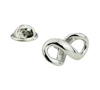 Rhodium Plated Maths Mathematics Professor Infinity Symbol Love Lapel Pin Badge AJTP177