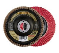 Rhodius 210183 LSK FK Flap Disc 125mm x 22.23mm Stainless Steel Gr...