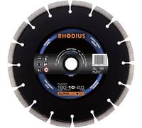 RHODIUS DG70 Diamond Cutting Disc for Concrete Diameter 115 mm for Angle Grinder and Location-Safe Cutting and Grinding Machines 1 Piece