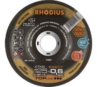 Rhodius XTK6 Cutting Disc 125mm 10 Pieces Low Burr High Precision 211302