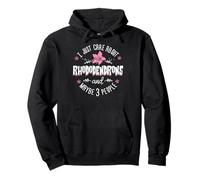 Rhododendrons Gift - I Just Care About Rhododendrons Pullover Hoodie