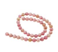 Rhodonite Natural Stone Gemstone Round Loose Bead for Jewelry Making 8mm