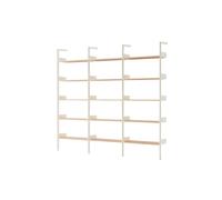 &Tradition Rhomb IF1 &IF4 & IF4 Shelving Configuration F Lacquered Oak