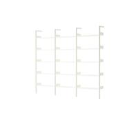 Rhomb IF1 &IF4 & IF4 Shelving Configuration F Lacquered Oak/Alabaster