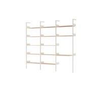 &Tradition Rhomb IF1 &IF4 & IF5 Shelving Configuration G Lacquered Oak