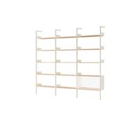 &Tradition Rhomb IF1 &IF4 & IF6 Shelving Configuration H Lacquered Oak