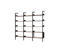 Rhomb IF1 &IF4 & IF6 Shelving Configuration H Lacquered Walnut
