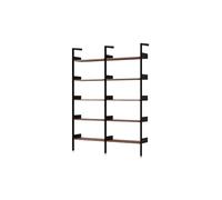 &Tradition Rhomb IF1 &IF4 Shelving Configuration A Lacquered Walnut