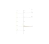 Rhomb IF1 &IF5 Shelving Configuration B Lacquered Oak/Alabaster
